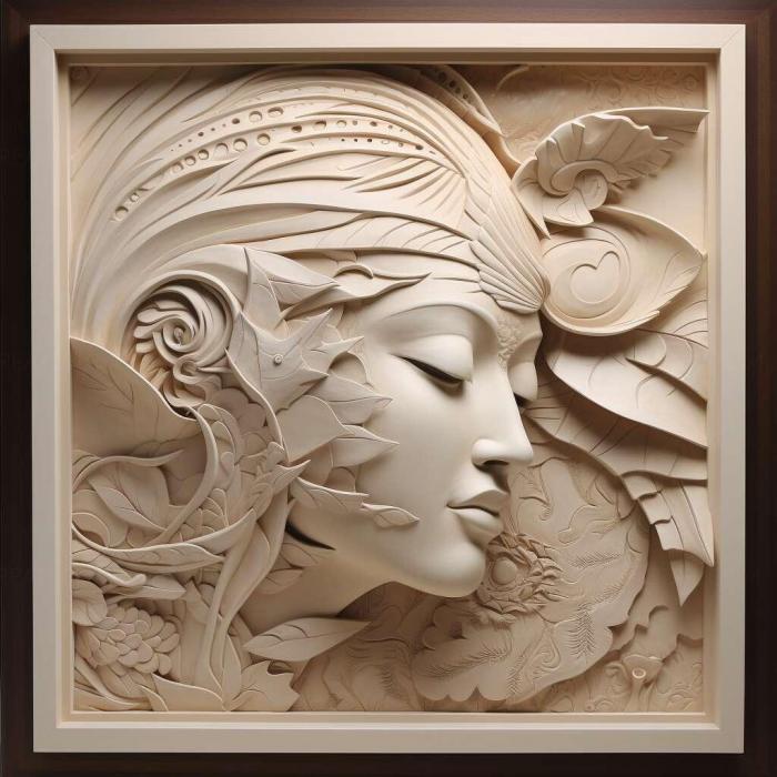 نموذج ثلاثي الأبعاد لآلة CNC 3D Art 